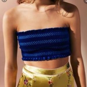 Urban Outfitters Velvet Bandeau